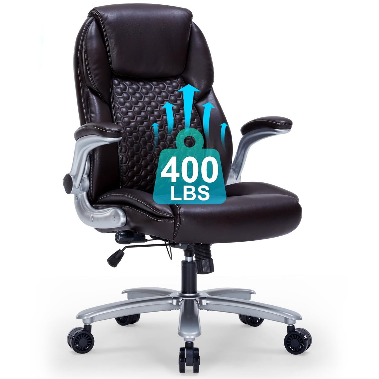 Ergonomic Executive Office Chair with Adjustable Lumbar Support