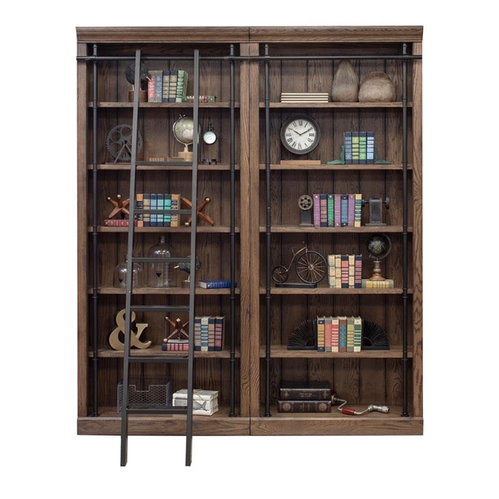 Avondale 2 Bookcase Wall, Oak