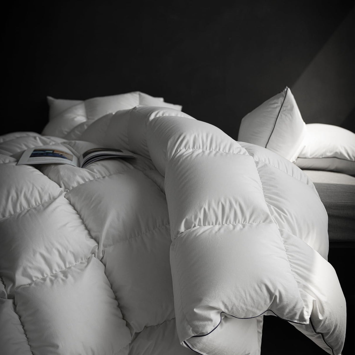 Hungarian Goose Down Comforter Twin Size - 850 Fill Power Medium Warmth for All