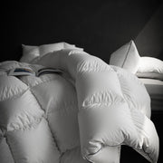 Hungarian Goose Down Comforter Queen Size - 850 Fill Power Medium Warmth for All Season Duvet Insert