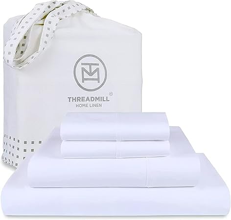 Luxury Supima Cotton Sheets, 1200 Thread Count Soft 100% Cotton Sheets