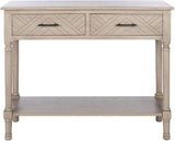 Collection Peyton Greige 2-Drawer Console Table CNS5704D