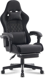 Gaming Chair Video Game Chair with Footrest Office Chair with Headrest and Lumbar Support Computer