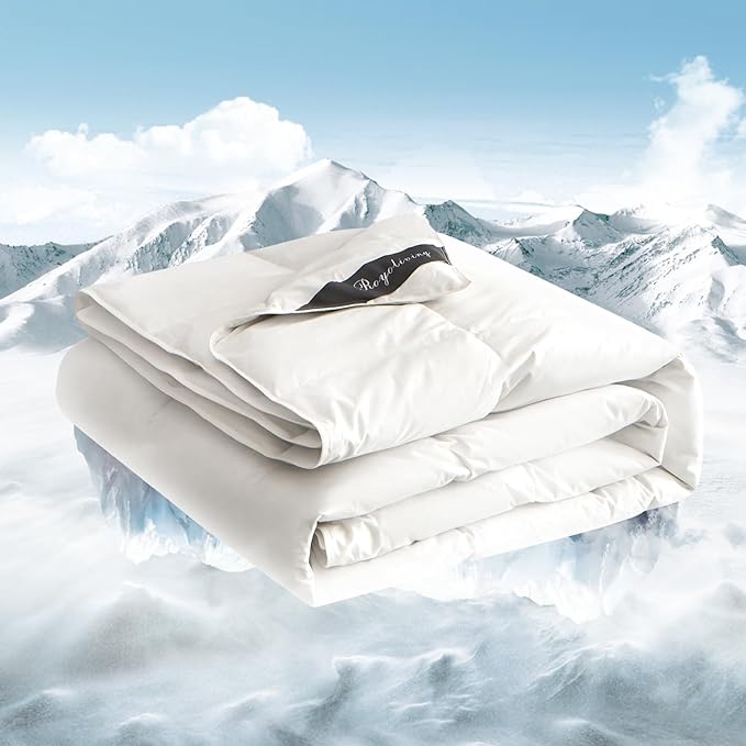 Luxurious Down Duvet Insert Feather King Size White Heavyweight Thickened 100%