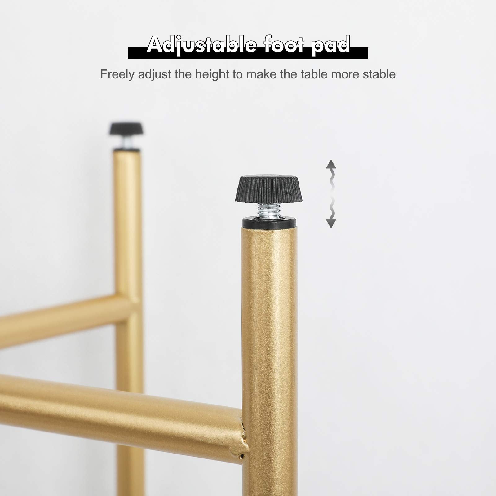 Table, Round Foldable End Table, Telephone Table with Removable Trays, Hallway