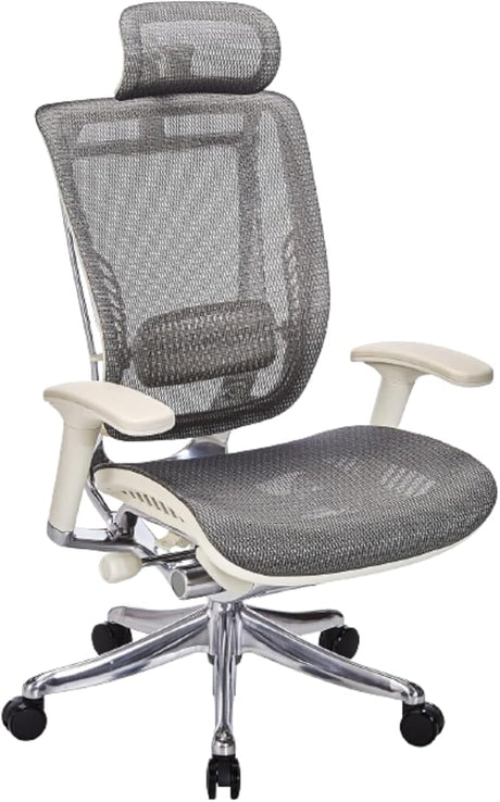 Ergonomic Office Chair - Mesh Seat High Back Computer Desk Chair - Adjustable Headrest Desk Chair