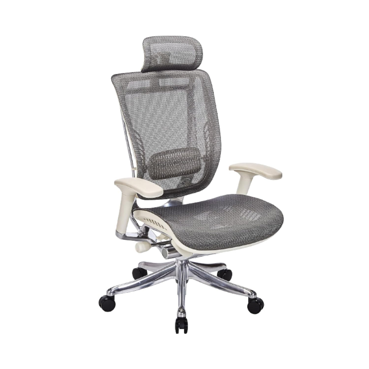 Ergonomic Office Chair - Mesh Seat High Back Computer Desk Chair - Adjustable Headrest Desk Chair