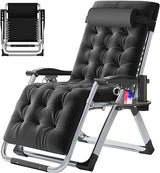 Zero Gravity Chair Oversized XL, Reclining Lounge Chair with Removable Cushion & Tray