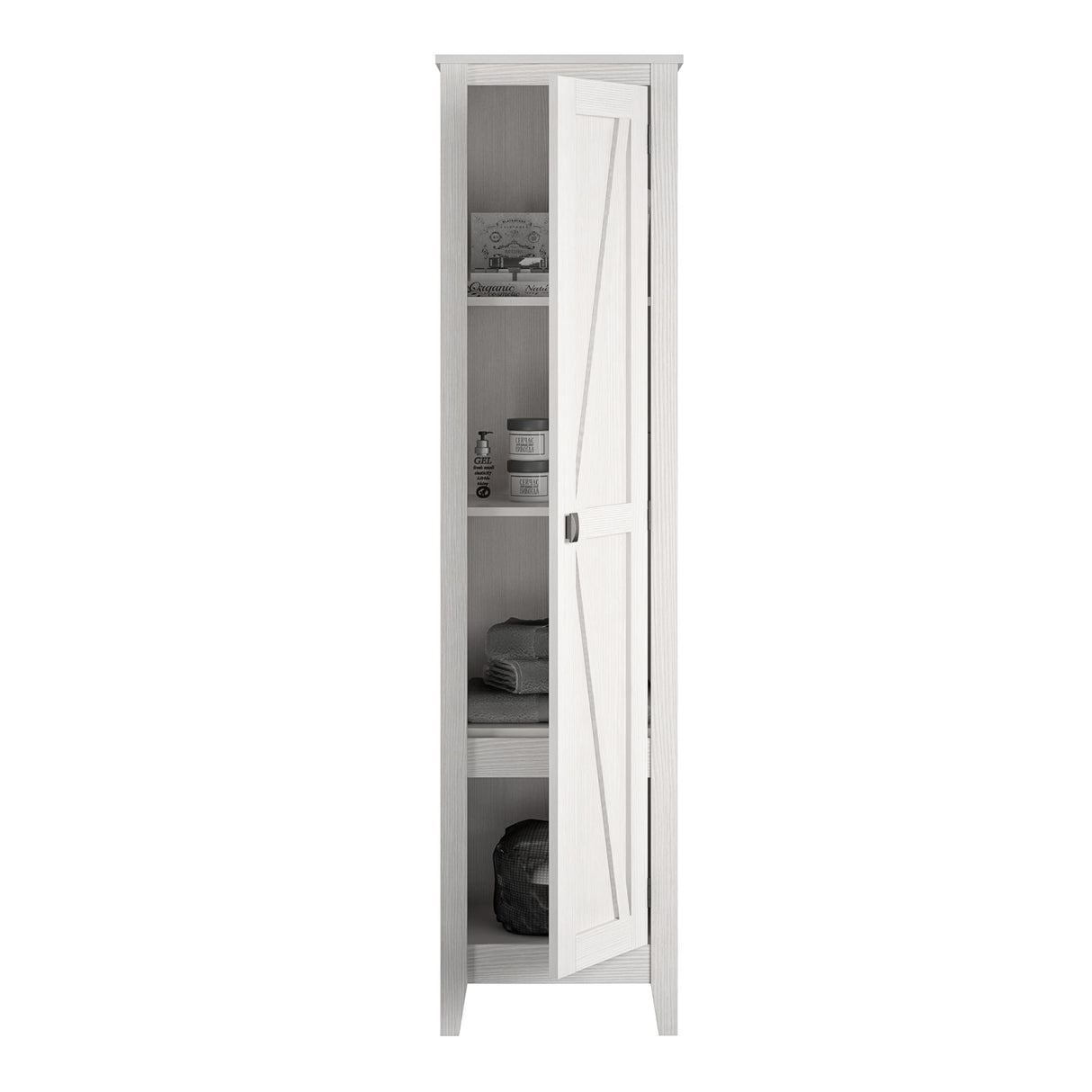 Farmington 18" Wide Storage Cabinet, Ivory Pine