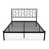 Knight Home Raye Fully-Upholstered Bed Frame-Queen-Size-