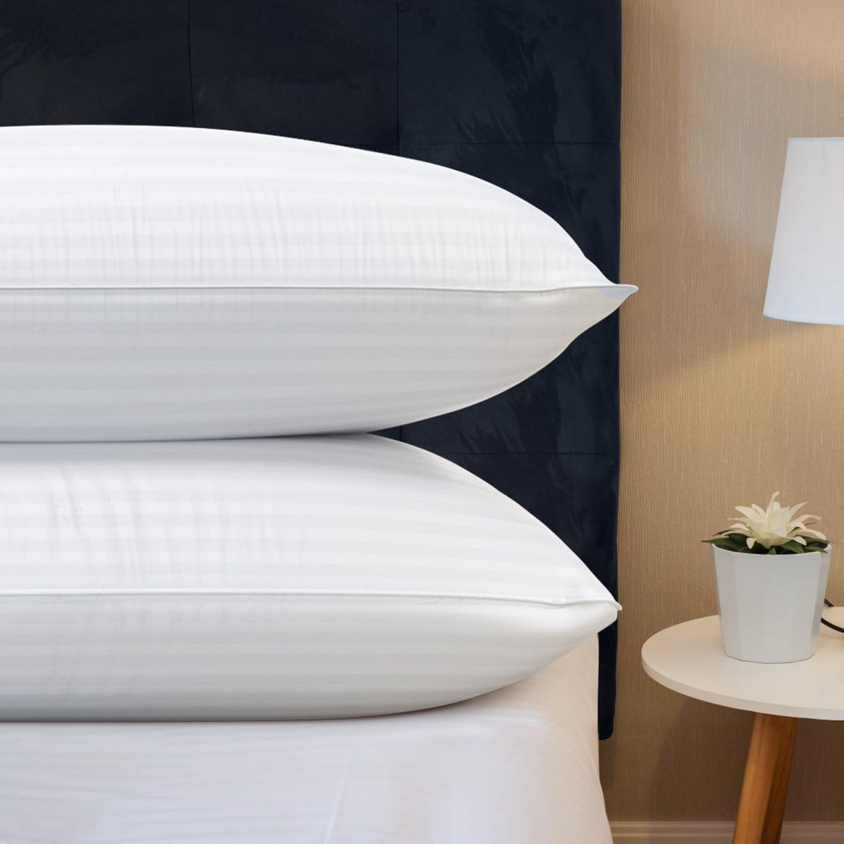 Bed Pillows for Sleeping Cozy Dream Series Hotel Quality Pillows Premium Plush Fiber