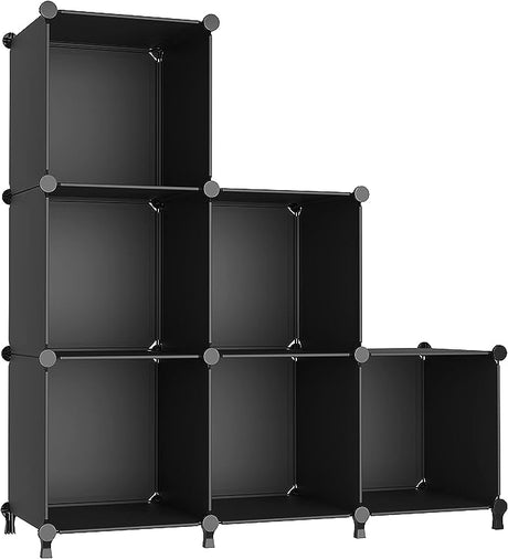 Cube Storage Organizer, Storage Cubes Shelves Bookshelf, 6 Cube Closet Organizers and Storage,