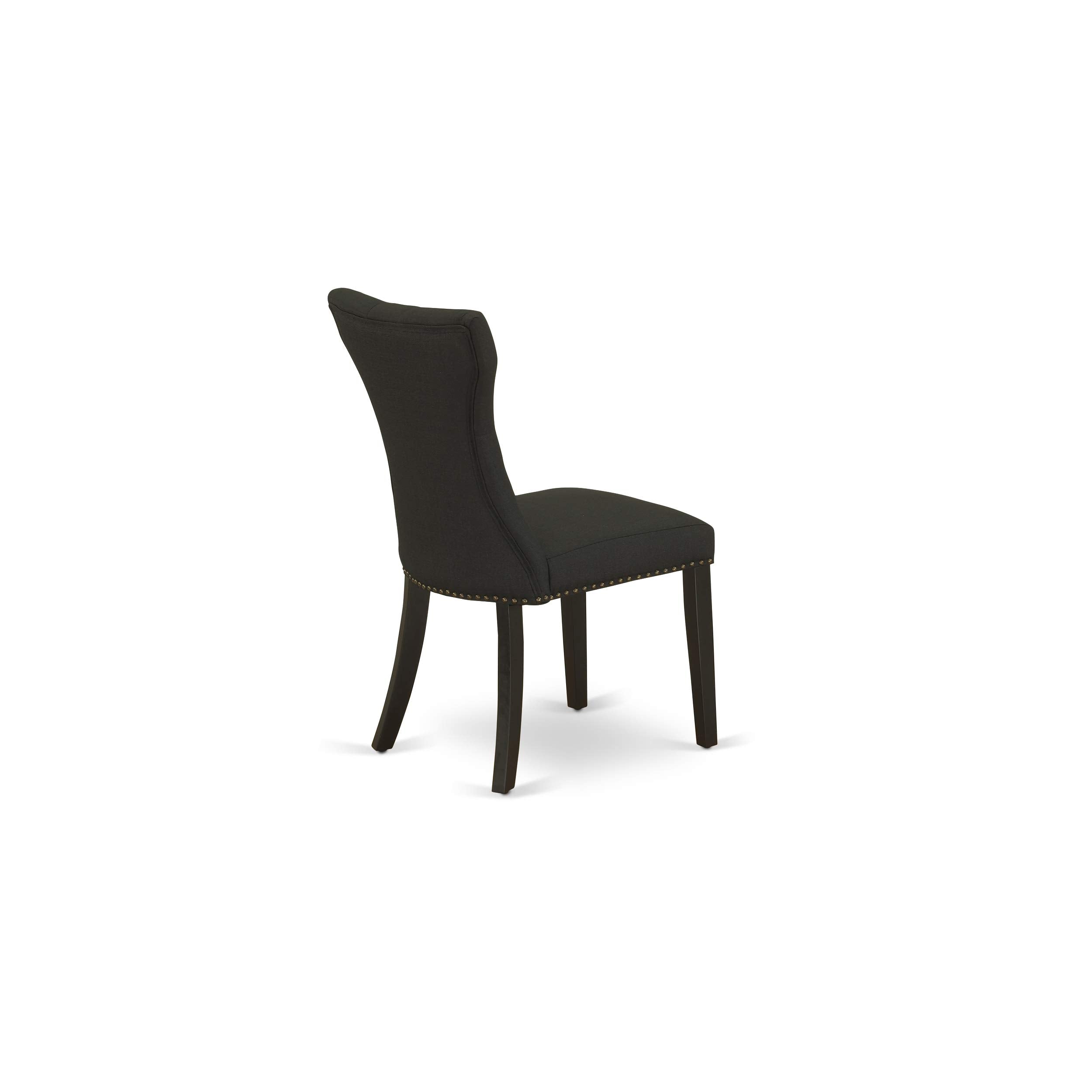 DLGA5-ABK-24 5 Piece Kitchen Table & Chairs Set Includes a Round Dining Room Table