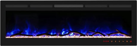 Recessed Fireplace Insert and Wall Mount Fireplace Heater