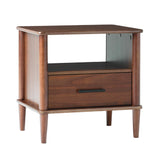 1-Drawer Nightstand, 20 Inch, Walnut