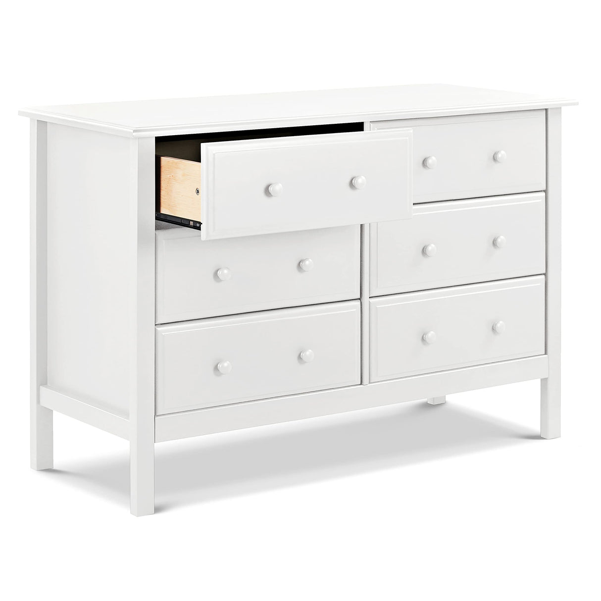 Jayden 6-Drawer Double Wide Dresser in White, Greenguard Gold Certified