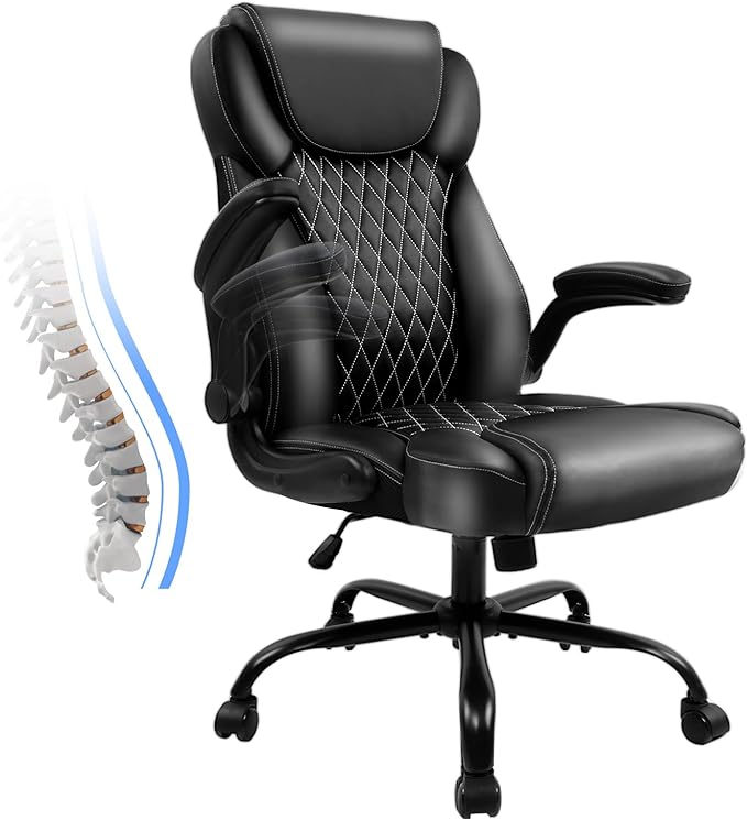 Office Chair, Executive Leather Chair Home Office Desk Chairs