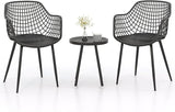 3 Piece Patio Bistro Set, All Weather Heavy Duty Table and Chairs Set of 2