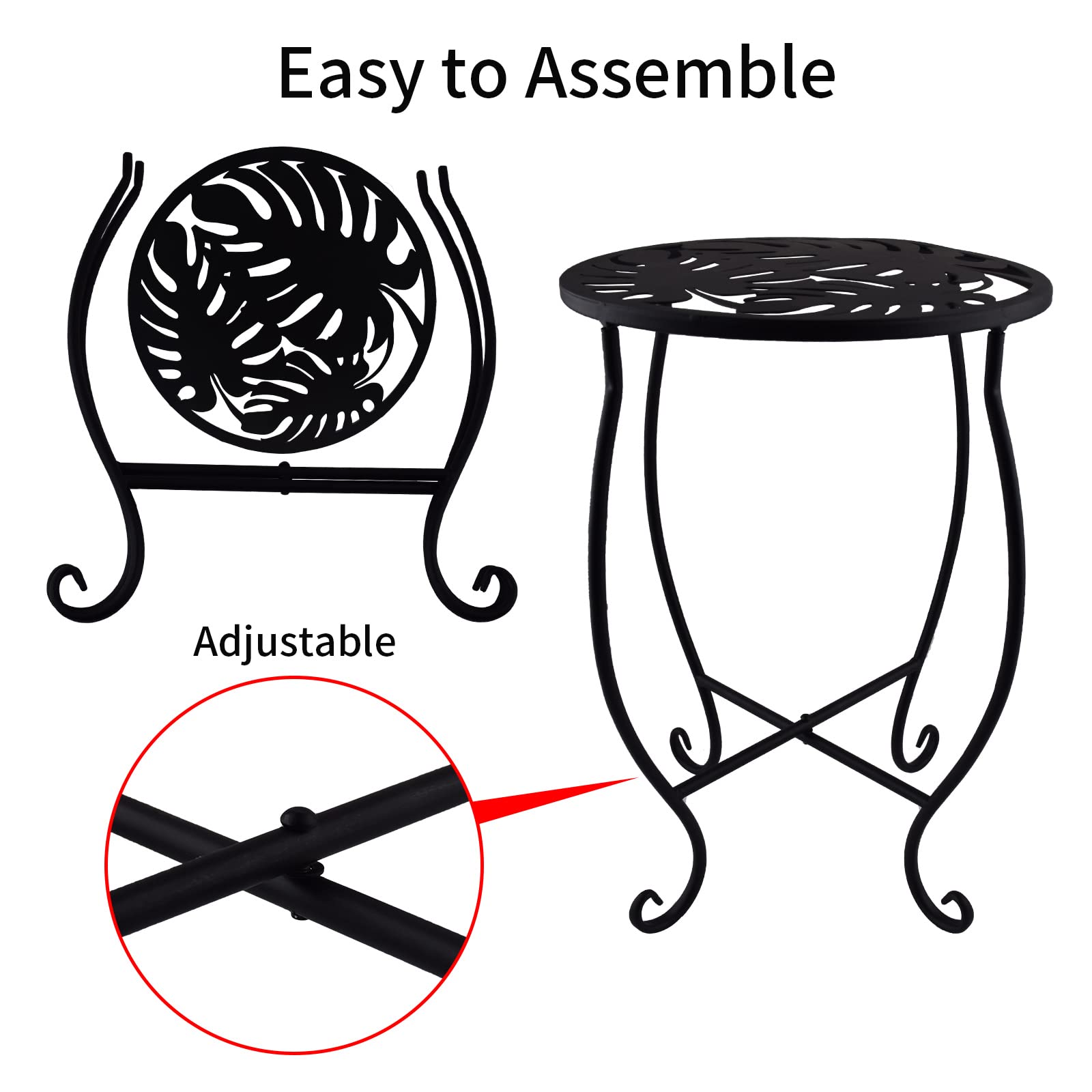 GrowNest 5-Tier Waterproof Metal Plant Shelf