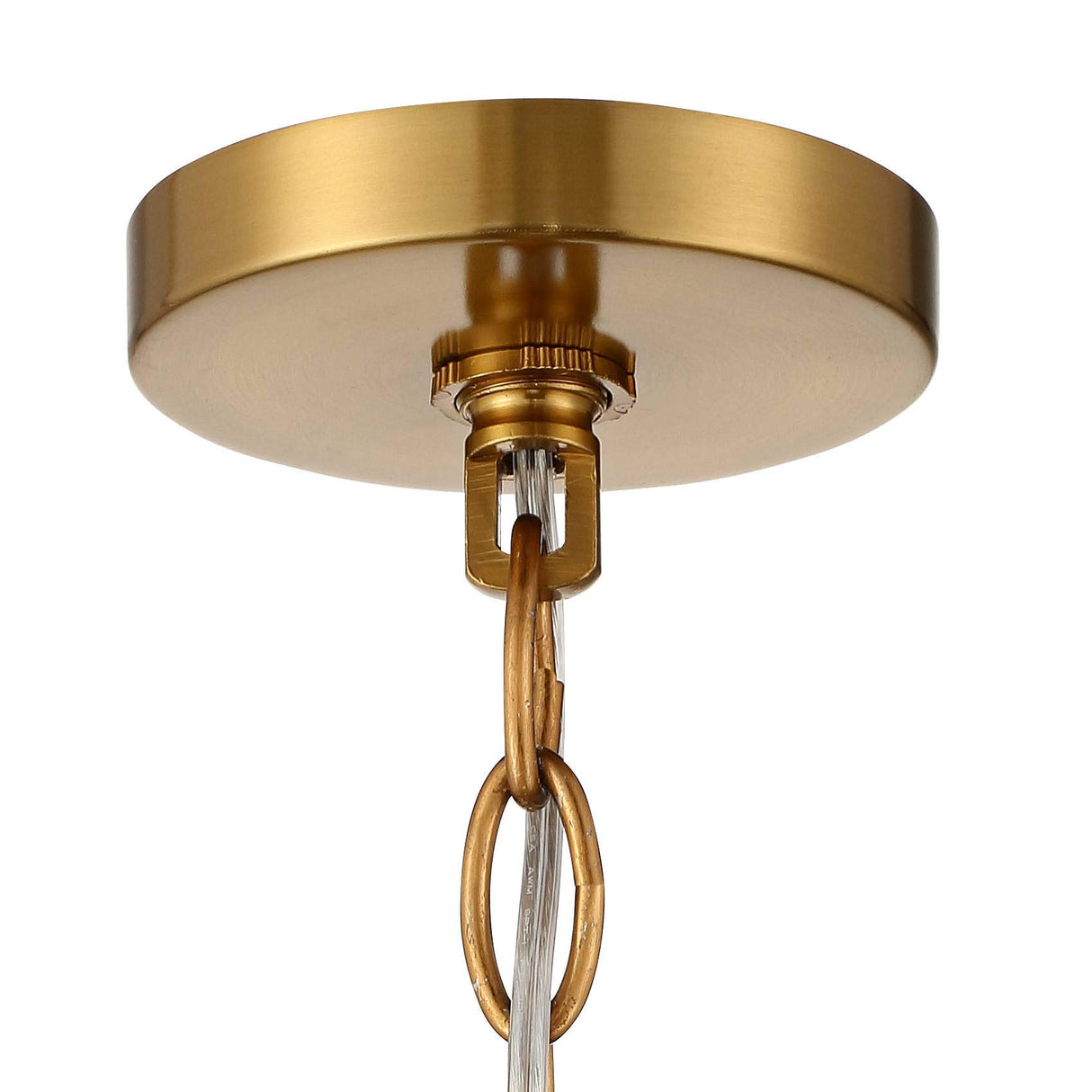 Donegan Burnished Brass Crystal Chandelier 23 1/2" Wide Luxury Tiered 8-Light Fixture