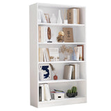 5-Shelf Bookshelf,Free Standing Bookcase for Home Office,White