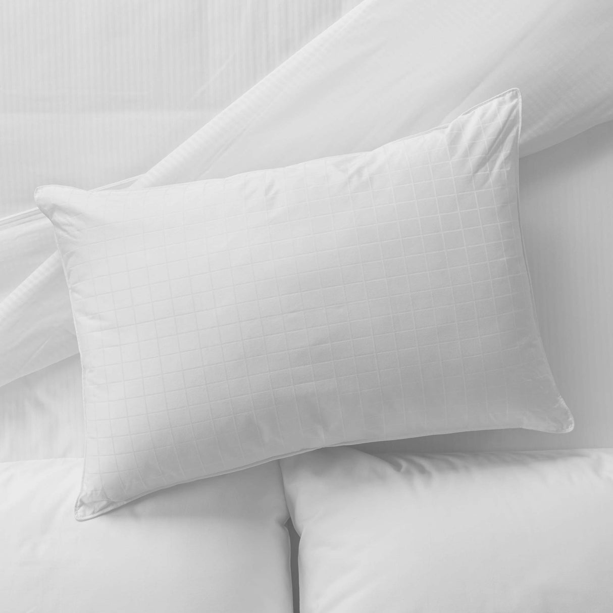 Sobella King Size Bed Pillow | Side Sleeper Pillow for Adults | 300TC, 100% Cotton Case | Soft
