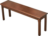 Outdoor indoor wood Bench, 47.2 Patio Garden,balcony,restaurant,canteen