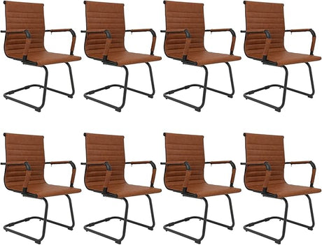 Conference Room Chairs Set of 6, 6 Pack Modern Office Guest Chairs