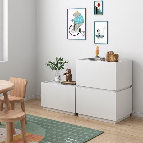 1 Drawer Dresser, Small Dresser for Closet Organizer with Modern Wood Dresser for Kids