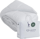 Canadian Down Comforter – All-Season Warmth Duvet Insert – Corner Loops in Each Corner