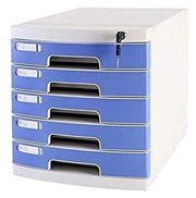 File Cabinet Storage Lockable Data Office Drawer Confidentiality Desktop Organizer Storage Box Pp Plastic 5-Layers