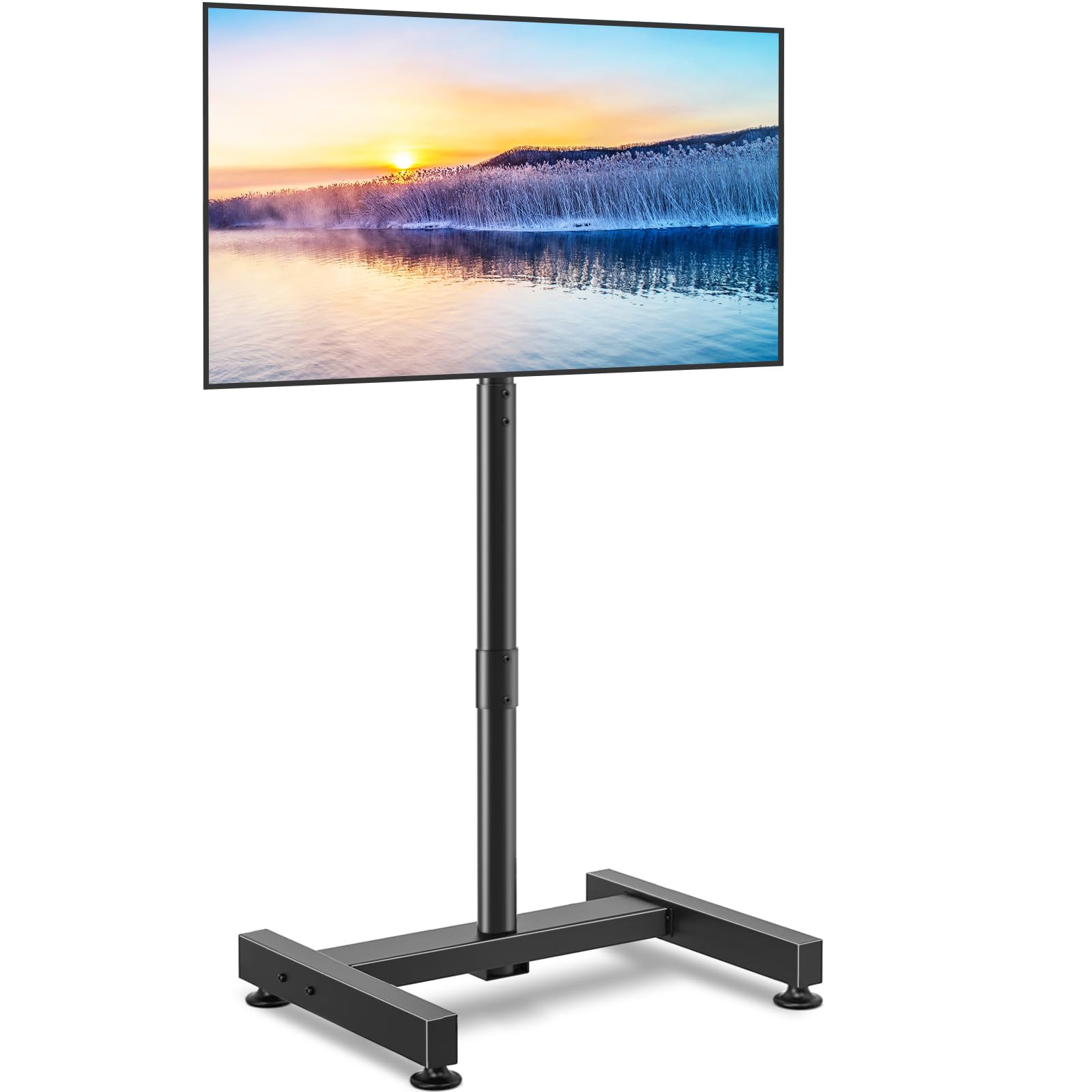 TV Floor Stand for 13-50 inch LCD LED Flat/Curved Panel Screen TVs up to 44 lbs