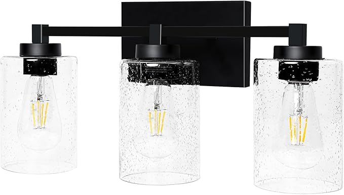 Bathroom Vanity Light, 3-Light Vanity Lighting Fixtures, Bathroom Light Fixtures Over Mirror