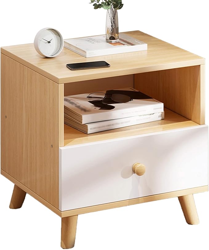 Bedside Table Bedroom Storage Cabinet Drawer Style Side Cabinet Multipurpose Corner