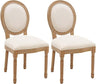 French Country Dining Chairs Set of 4, Upholstered Dining Room Chairs