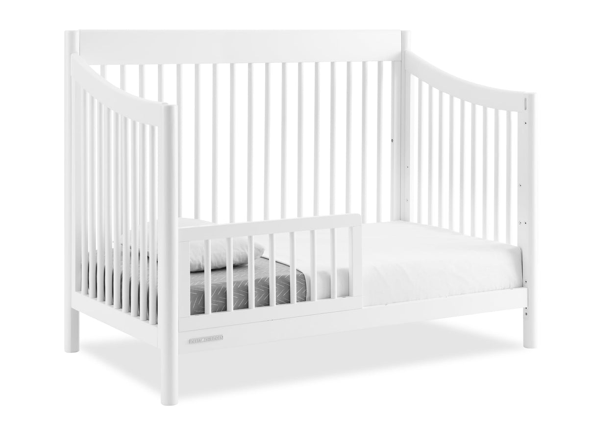 Brooks 6-in-1 Convertible Crib - Greenguard Gold Certified, Bianca White