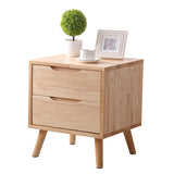 All Solid Wood Modern Minimalist Office Bedside Cabinet, Bedroom Furniture Storage Cabinet