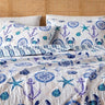 Full / Queen Coastal Quilt Bedding Set, Summer Coastal Quilt with Shams