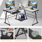 Computer Desk Gaming Desk L Shaped Corner Desk Home Office Writing