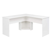L-shaped Desk, White