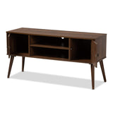 Baxton Studio TV Stands, One Size, Walnut