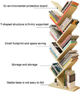 ookshelf Bookshelf Tree-Shaped Bookshelf Simple Modern Living Room Simple Floor Book