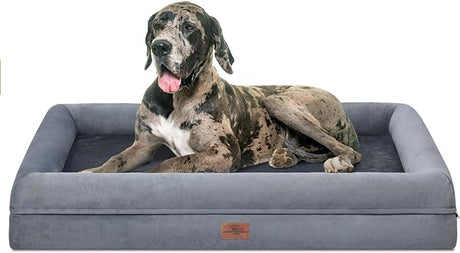 Dog Beds with Waterproof Removable Cover Pet Couch Sofa with Non-Slip Bottom Memory