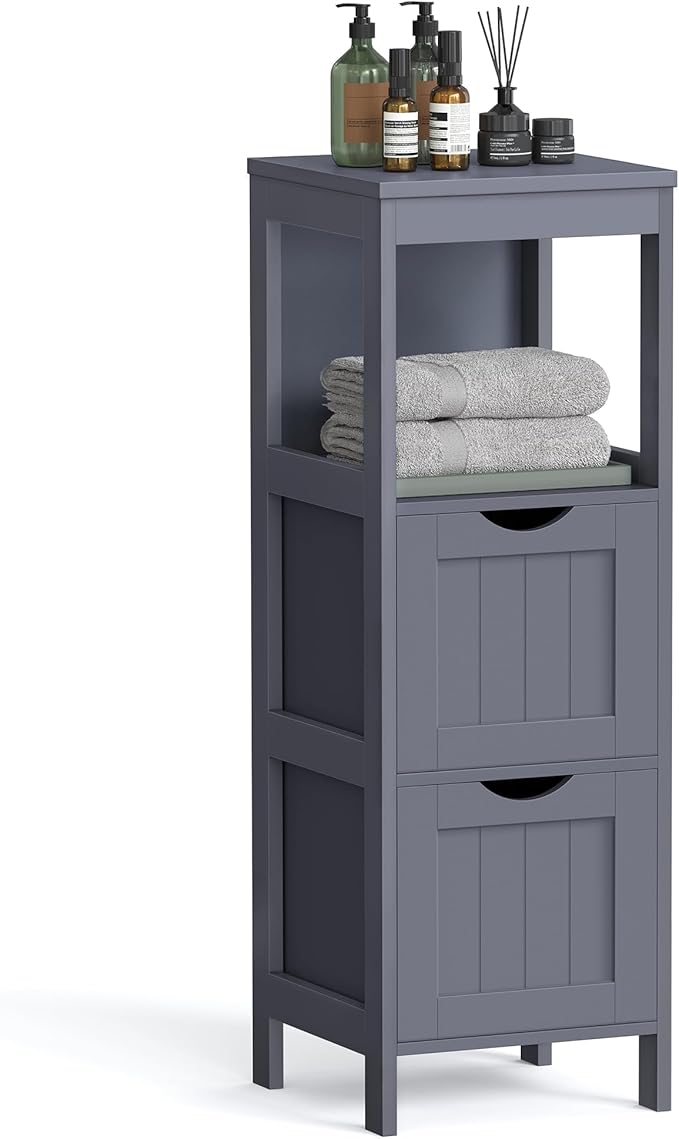 Bathroom Floor Cabinet, Bathroom Storage Organizer Rack Stand