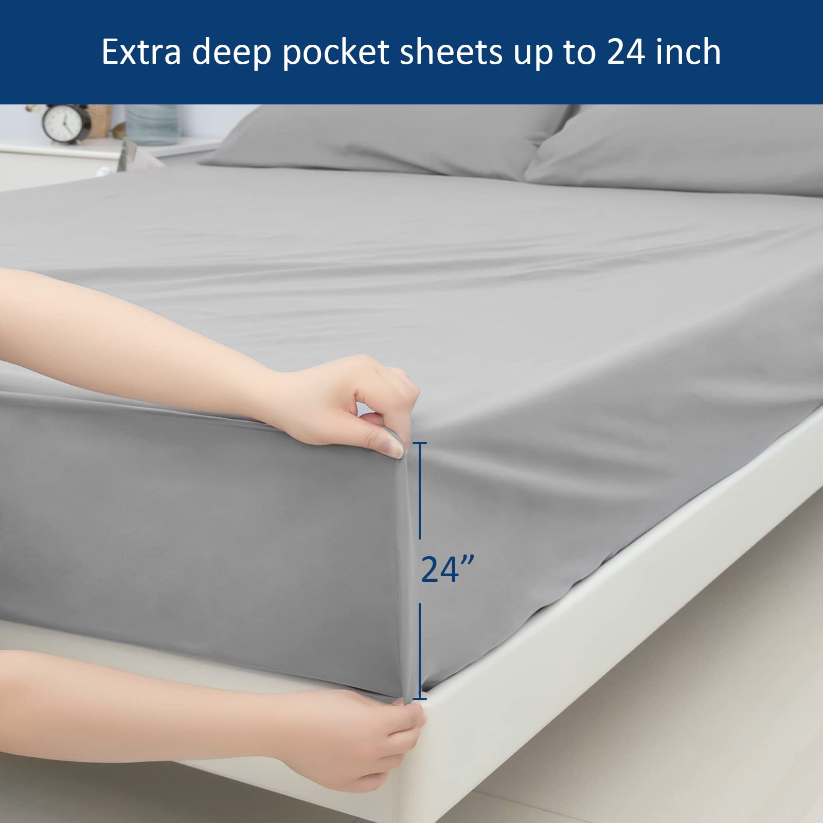 Deep Pocket Queen Sheet Sets for Air Mattress - Deep Pocket Sheets Queen Size Sets