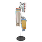 Metal Scarf Rack, Freestanding Spiral Scarf Holder Commercial Hijab Organizer Belt Pants Hanger
