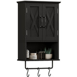 Farmhouse Medicine Cabinet, Bathroom Wall Cabinet with Adjustable Shelf