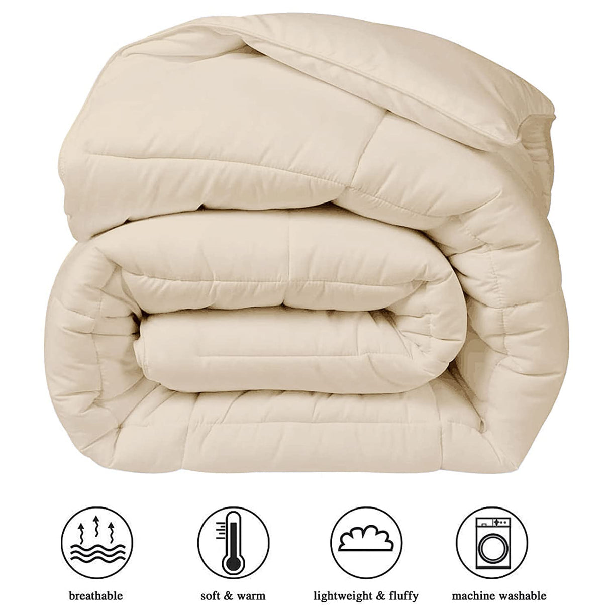 Full 2200 Series Comforter Down Alternative Quilted Duvet Insert with Corner Tabs All-Season