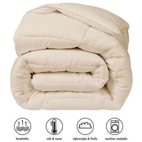 Full 2200 Series Comforter Down Alternative Quilted Duvet Insert with Corner Tabs All-Season