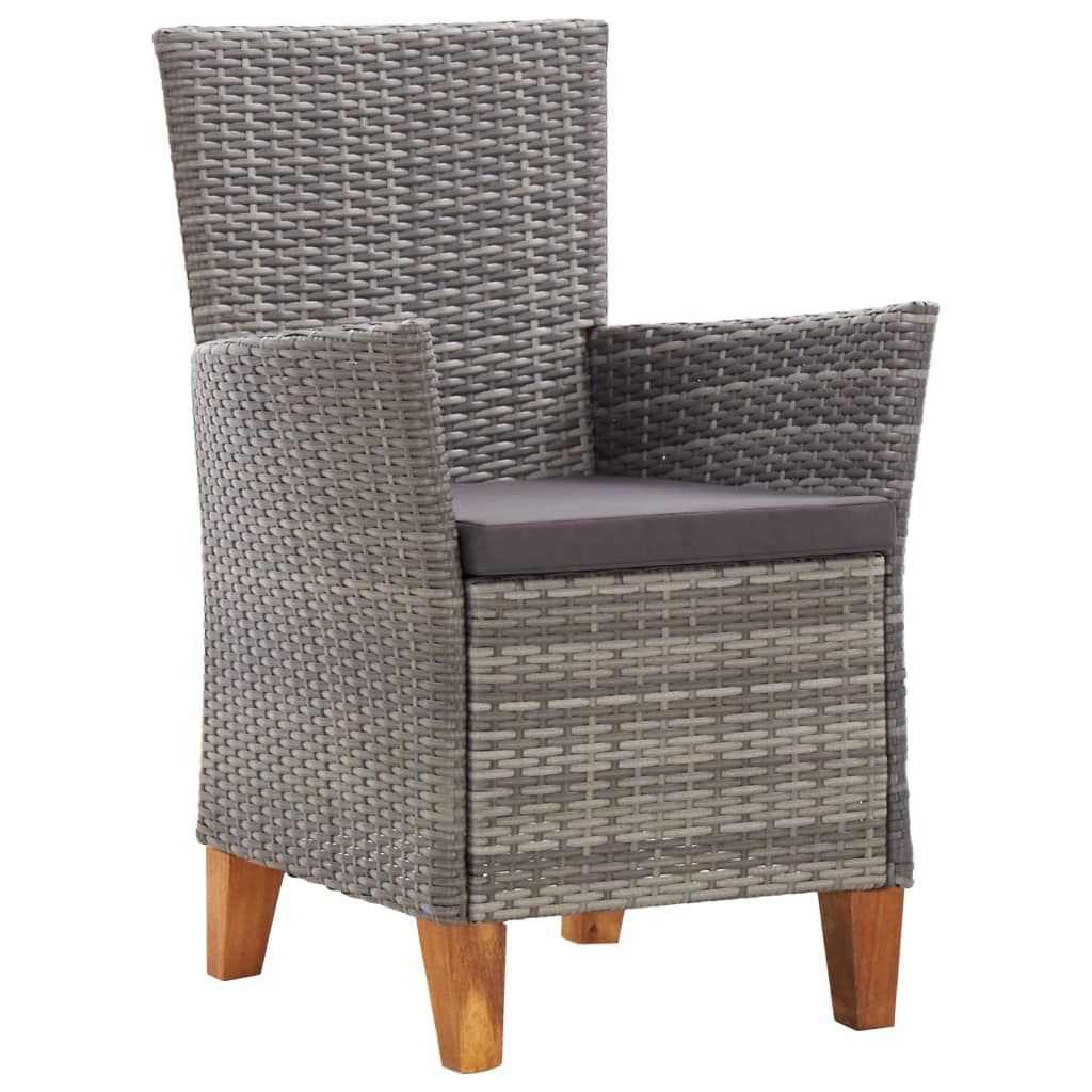 9 Piece Outdoor Dining Set for Elevated Experiences, Elegant Rattan and Solid Acacia Wood